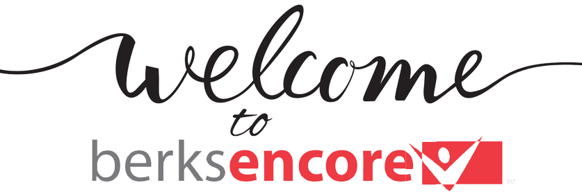 welcome to berks encore graphic